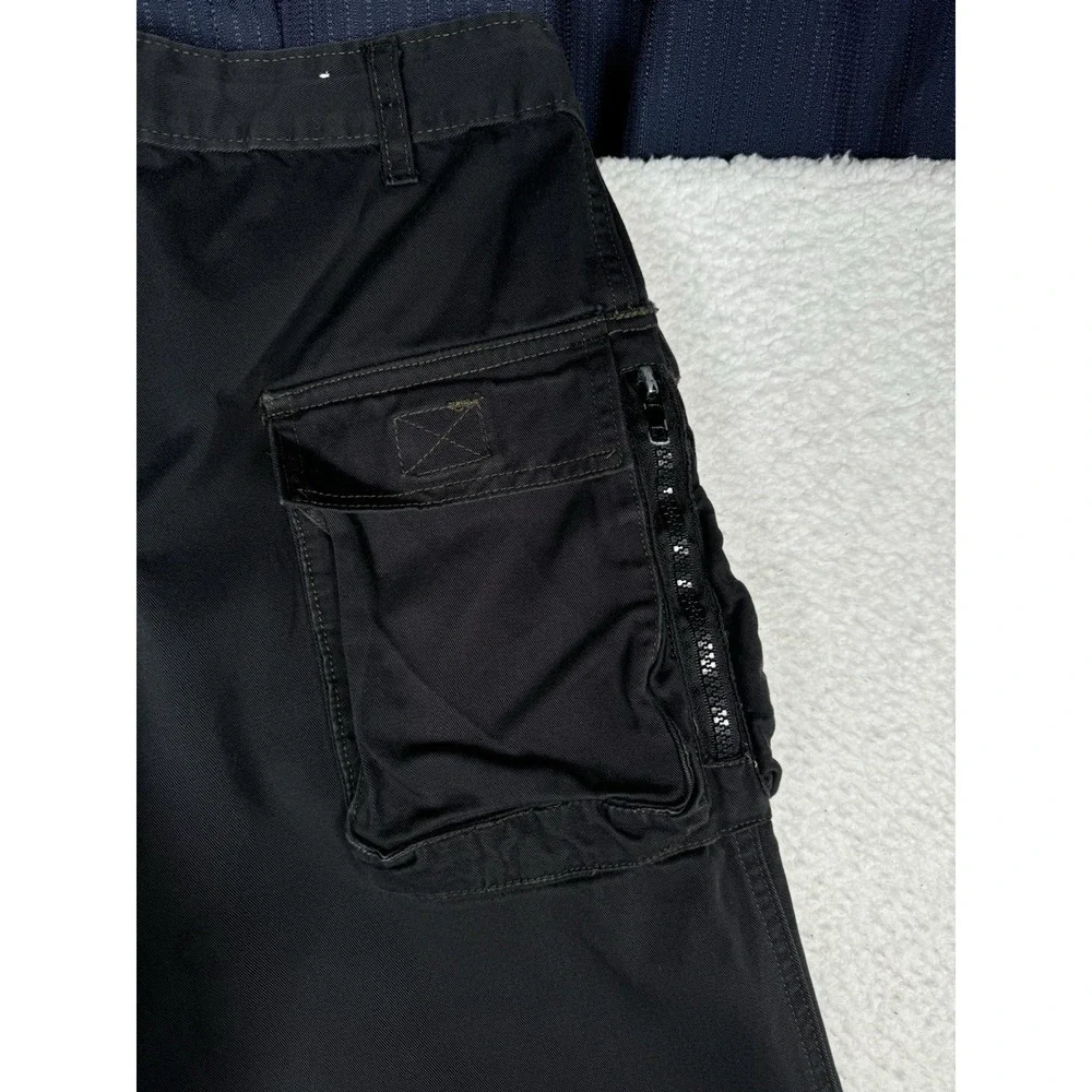 Vintage FIEND Cinch Cargo Pants Black - Men's 32 (Fits 28x30) Y2K Skater